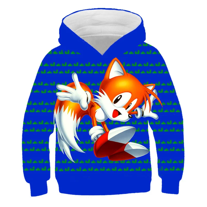 

Kids 3D 【Sonic】 Hoodie Children Spring and Fall Boys Girls 4-14T sonic Hoodies Toddler Baby Sweater Boy Girl Harajuku Tops