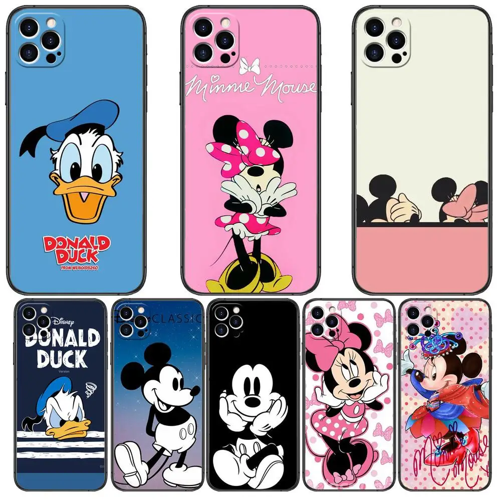 Лидер продаж чехлы для телефонов в стиле аниме Дональд Дак и Микки Маус чехол iphone