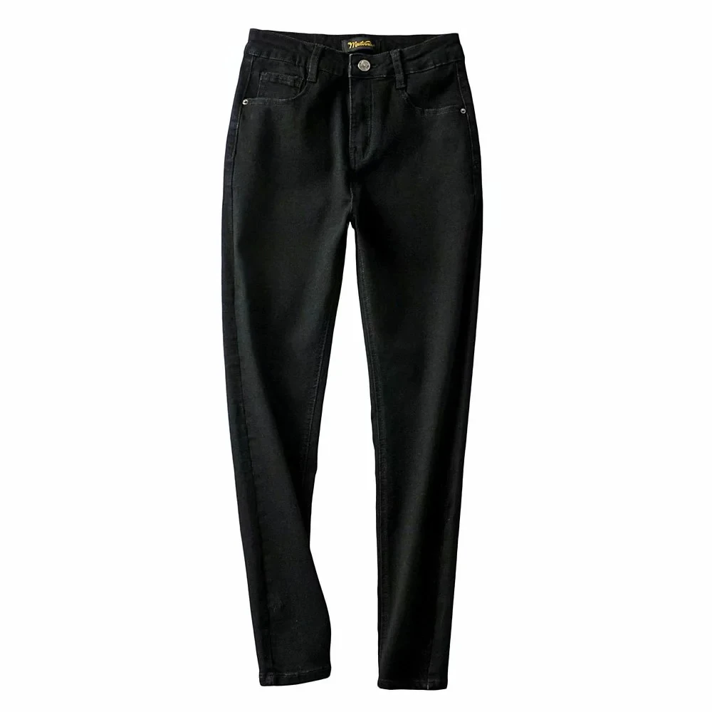 

Women Jeans High Waist Sexy Skinny Straight Trousers Long Pencil Plus Size Denim Pants Female Spring Fall Black Jeans for Women