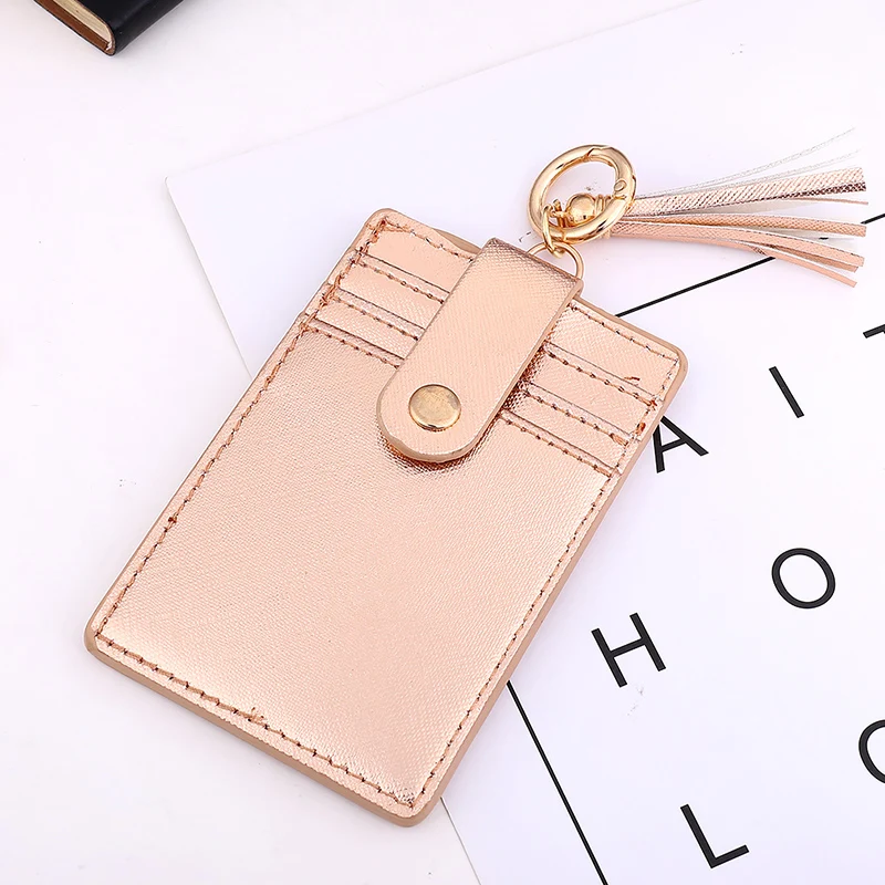 Новый Дамский бумажник из искусственной кожи для ключей в Корейском стиле С