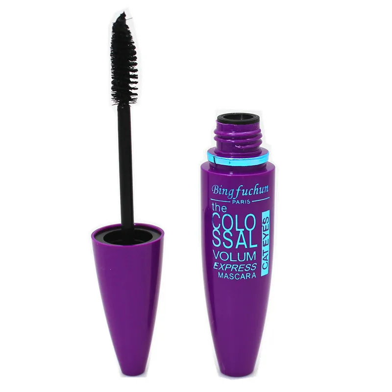 1pcs Mascara Volume Express COLOSSAL with Collagen Cosmetic Extension Long Curling Waterproof Eyelash Black 3D fiber |