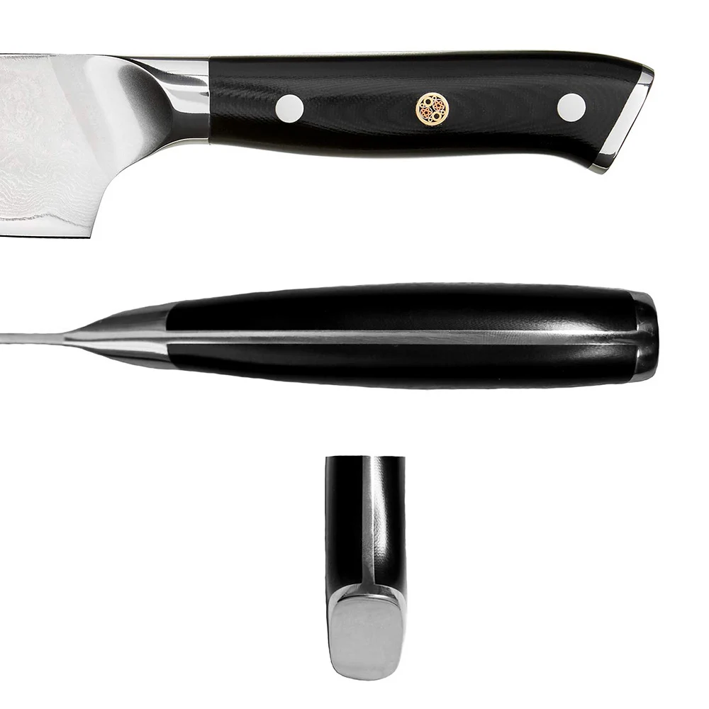 XITUO Дамасская сталь 9 дюймов нож шеф повара Профессиональный японский кухонный