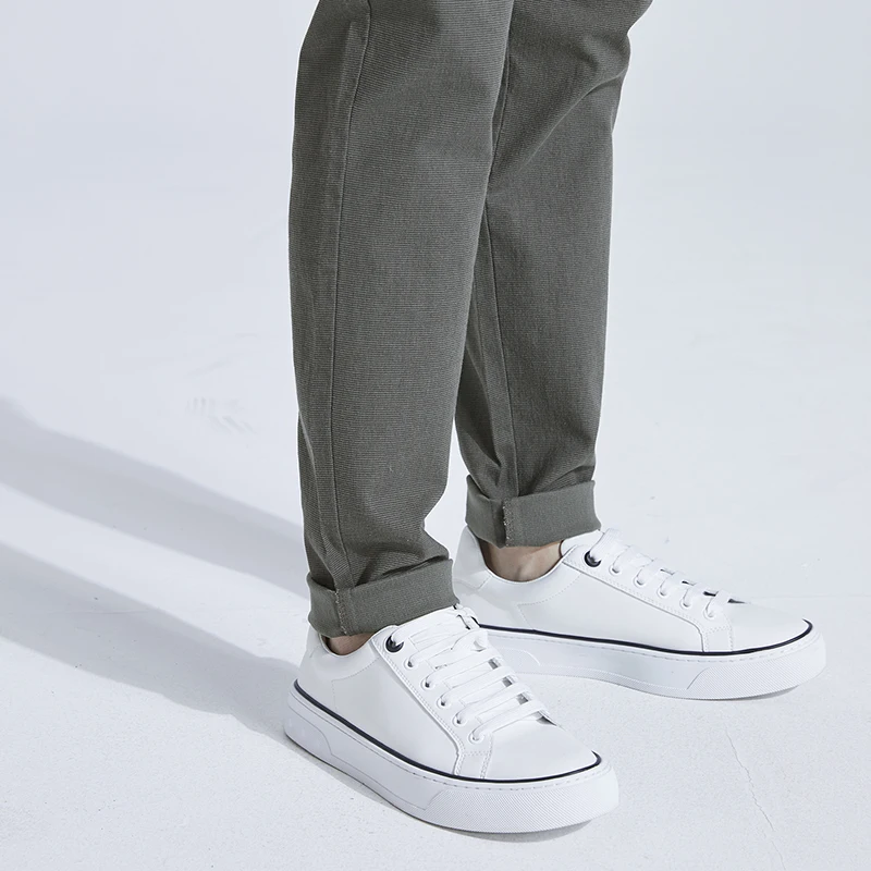 (2 packs) Spring summer New Casual Pants Men Business Fashion Elastic Straigh Trousers Male Brand Gray green Black 28-38 | Мужская