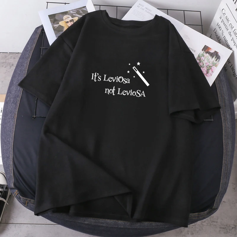 

Женская летняя футболка It's Leviosa, с круглым вырезом, в стиле хип-хоп