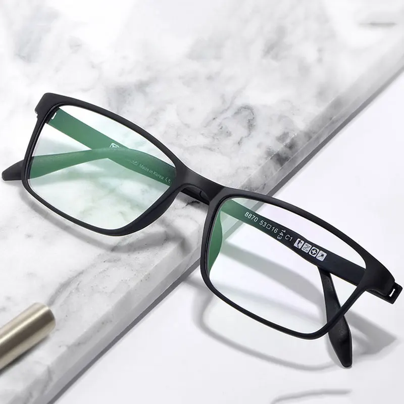 

Оправа TR90 с полным ободком для очков для мужчин и женщин с ульсветильник кой квадратной оправой модные анальные очки для близорукости