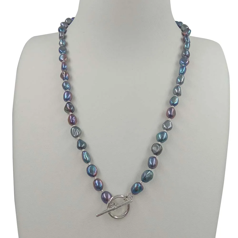 100% натуральное пресноводное жемчужное ожерелье из барочного жемчуга|pearl