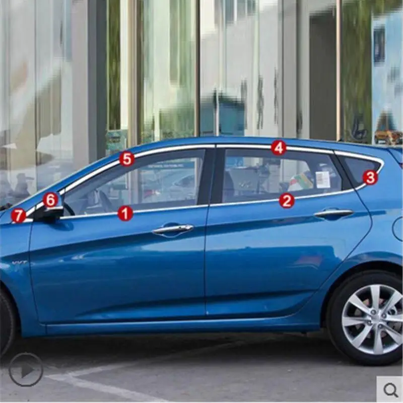 Хромированные модифицированные автоматические декоративные оконные наклейки