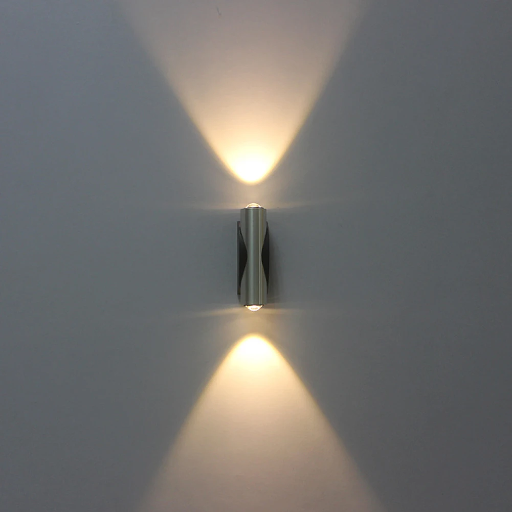 

Nordic style modern waterproof wall lamp, outdoor and indoor lighting, ideal for living room, veranda or garden, 2/6 W
