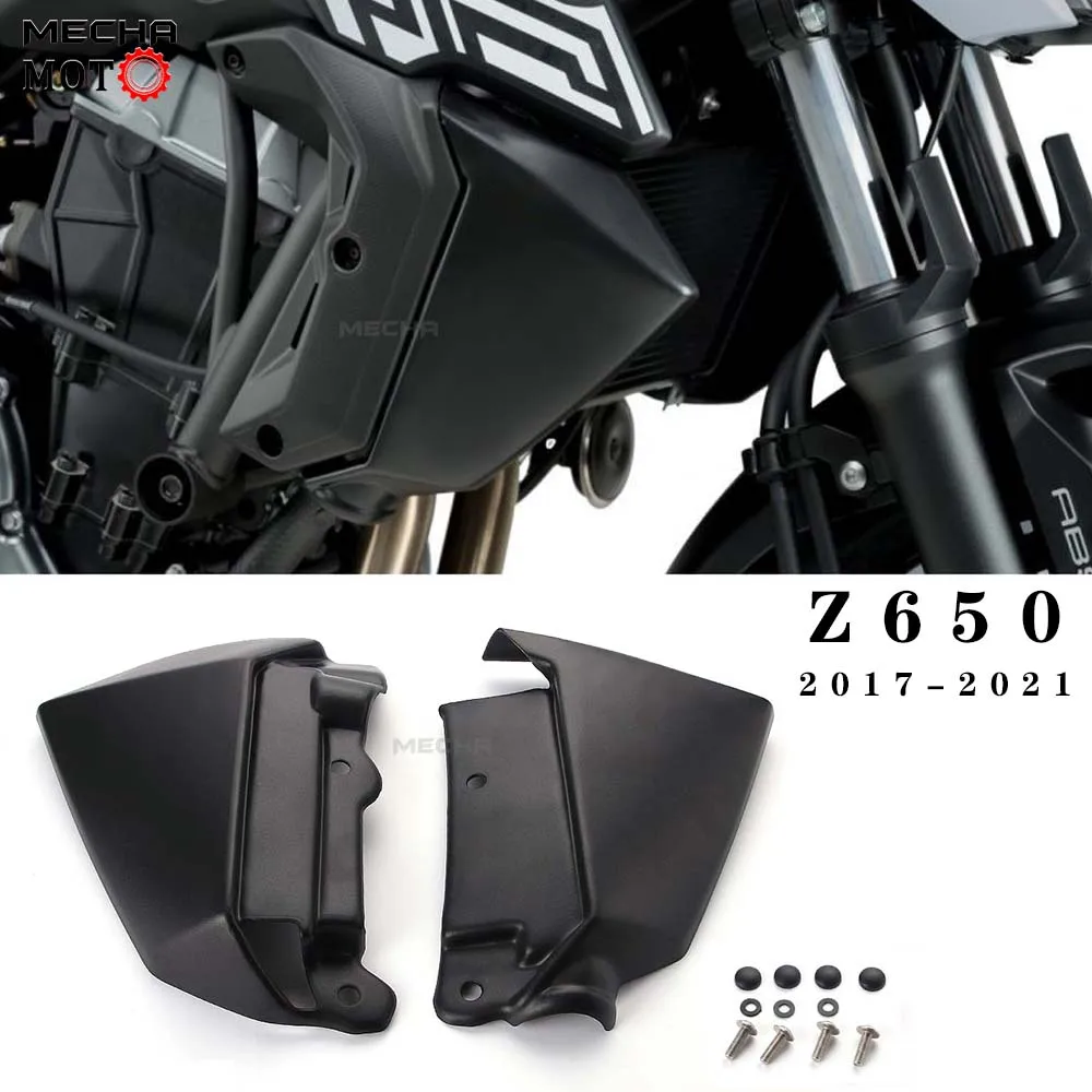 

For Kawasaki z650 2021 Accesorries Z 650 2021 radiator Side Covers Panels Gas Fairing Deflector