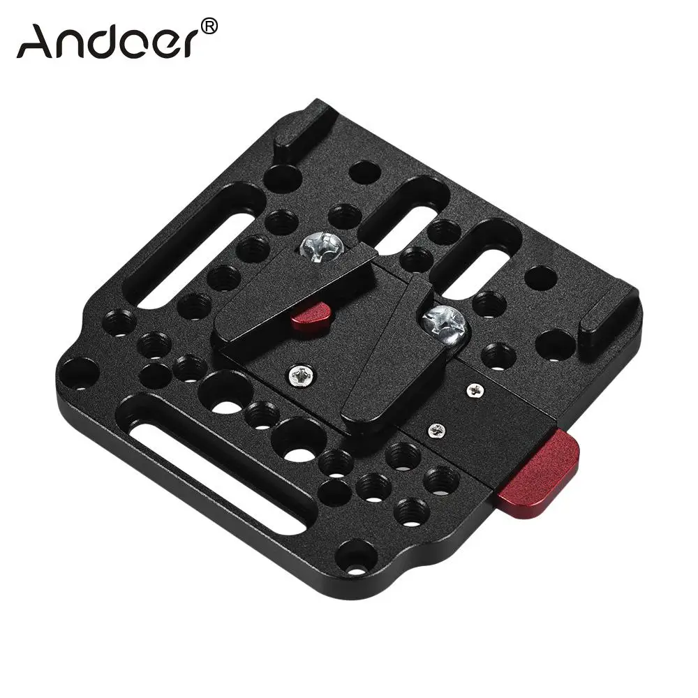 Andoer V Lock в сборе набор женский Dock мужской БЫСТРОРАЗЪЕМНАЯ пластина для Mount батареи