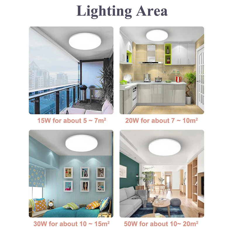 

LED Ceiling Lights Ceiling Lamp Surface Mount Ceiling 24W 30W 50W Ceiling LED Lights Lighting for Living Room