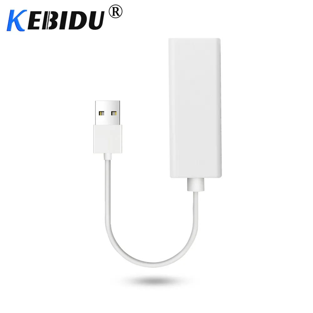 Kebidu USB 2 0 к RJ45 Lan адаптер Сетевая карта RD9700 высокая скорость для Mac OS Android планшетный
