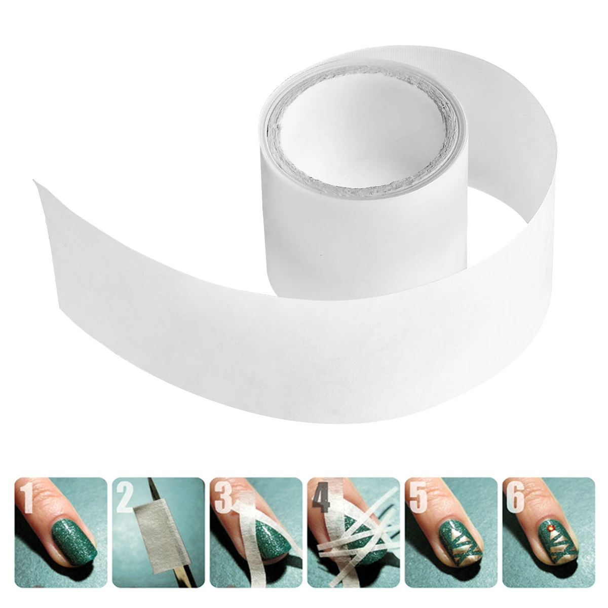 

3*100cm Silk Nail Wrap Adhesive Tape UV Gel Nail Protector Sticker Nail Design Tools