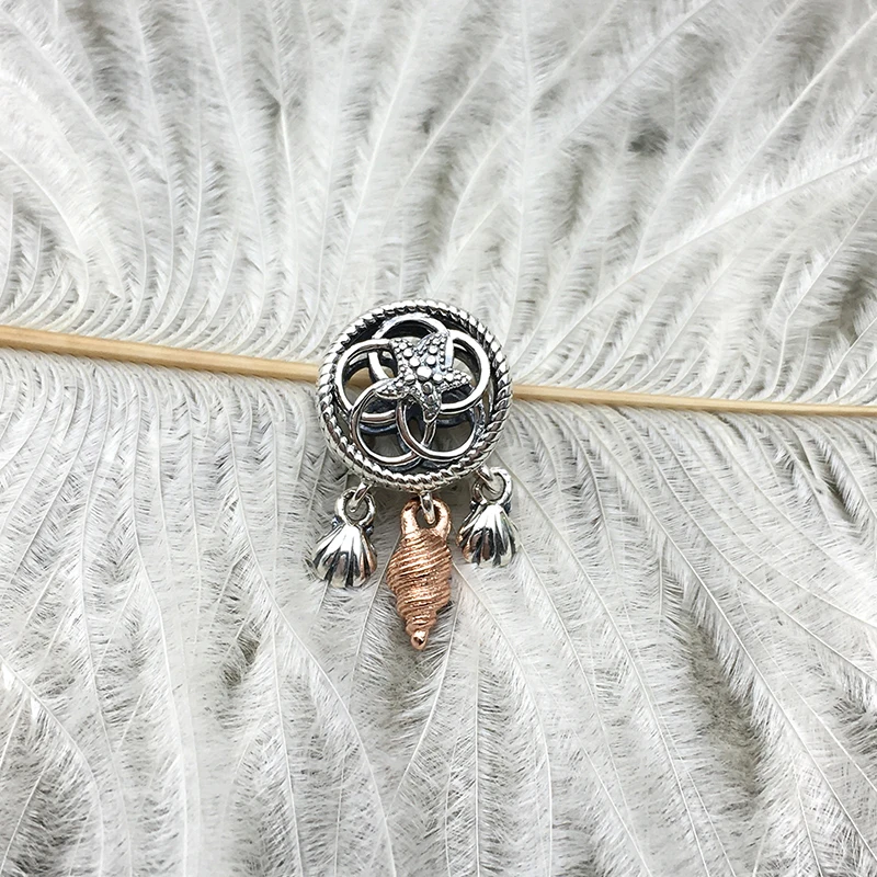 

2020 New High-quality Summer Series And Marine Design Bead Pendant Charm Charm Original Setting Feminine Charm Bracelet Jewelry