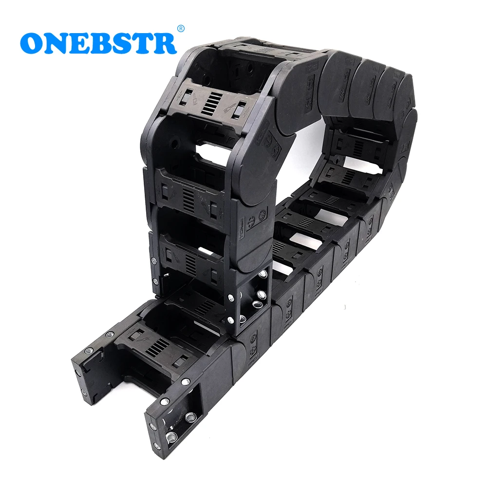 1 Meter 35x60mm Bridge Type Cable Chain Wire Carrier Drag Plastic Towline For CNC Engraving Machine Transmission Large Equipment |