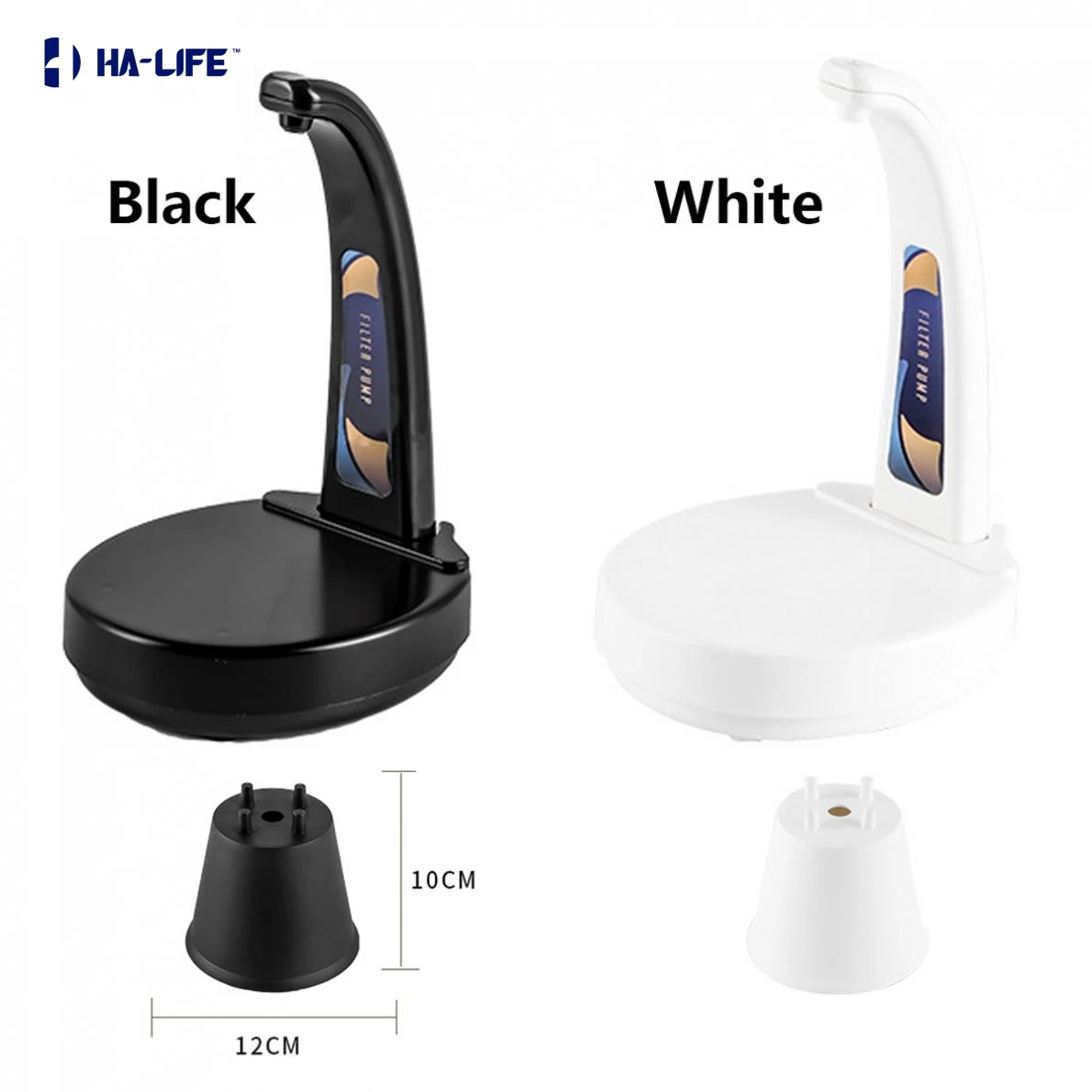 

HA-Life Water Bottle Pump Drinking Water Pumps Touch Automatic Induction Drinking Water Pump USB Charging Gravity Sensor Water