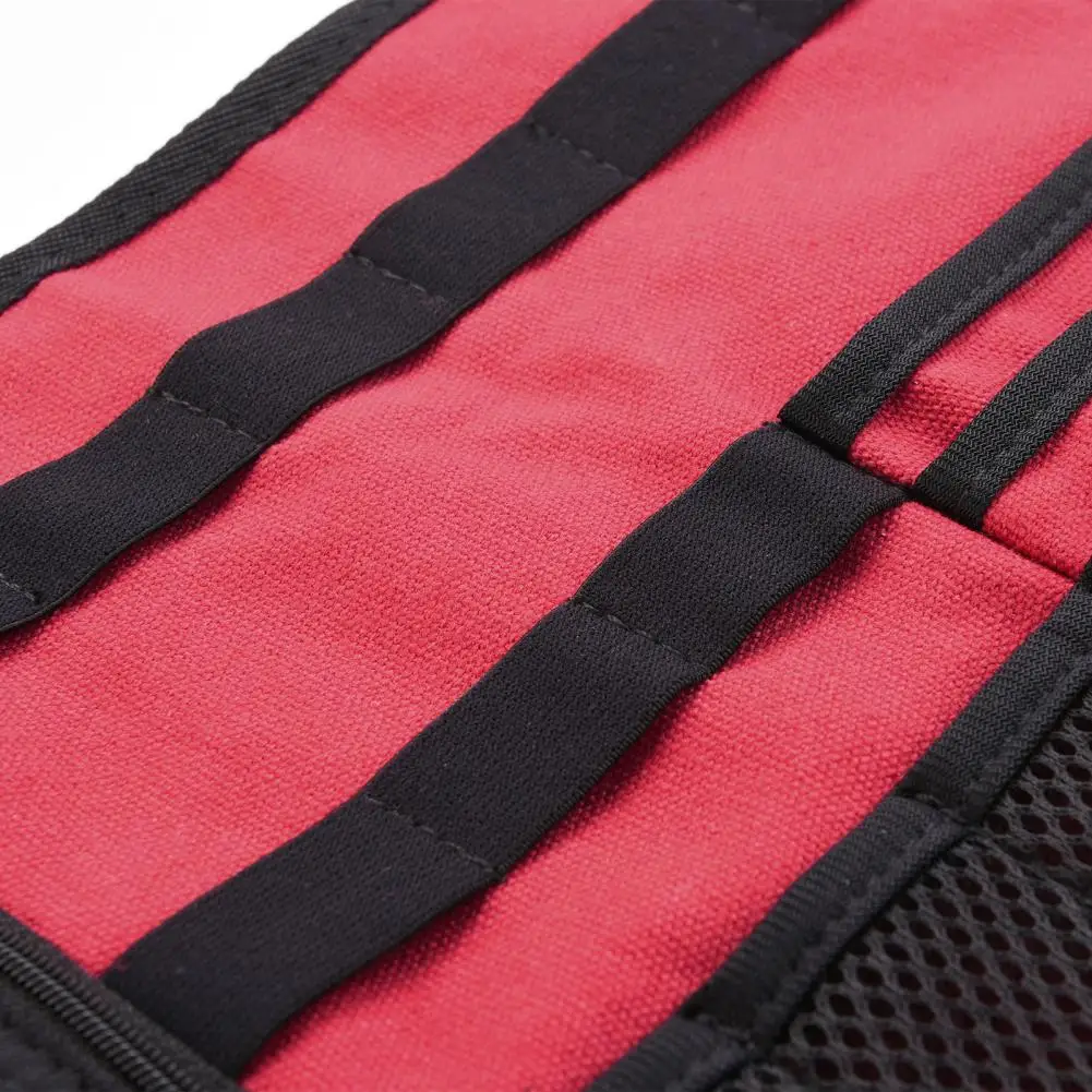 

Creative Multi-pockets Space Saving Canvas Foldable Cable Organizer Charger Storage Bag