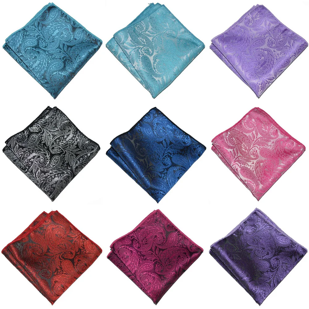 Мужские аксессуары Цветочный платок Пейсли формальный бизнес Карманный