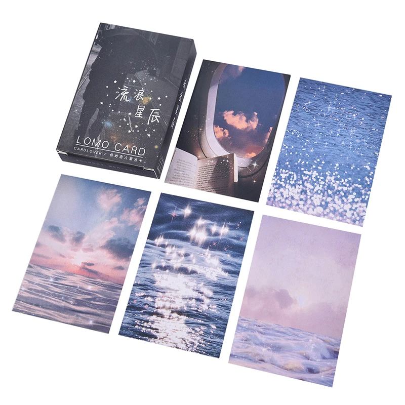 28 шт. Рождественский Декор походные звезды ломо карта мультяшная мини открытка