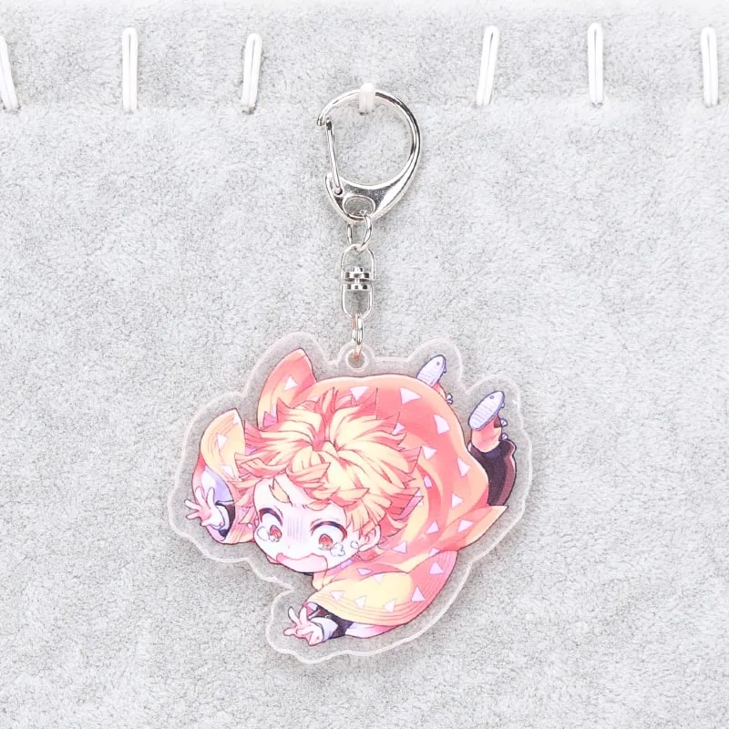 Acrylic keychain6 5,5-16 см Kimetsu no Yaiba акриловый демон убийца Kimetsu no Yaiba брелок Tanjirou Nezuko Kamado фигурка на акриловой подставке Рождество - Цвет: Acrylic keychain6
