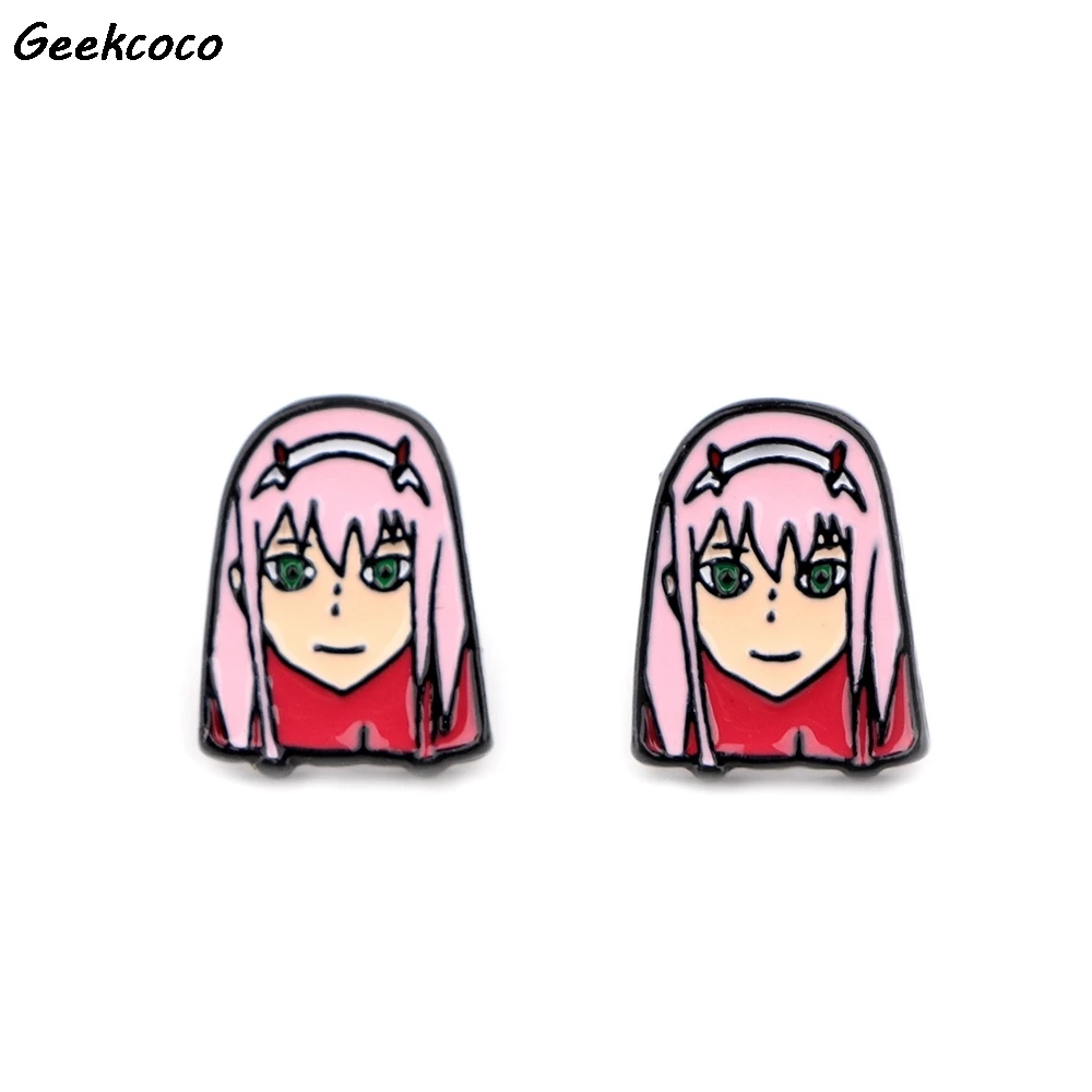 

J2630 Cartoon Cat Bear Animals Stud Earrings Jewelry Anime Stud Earring Pendant for Kids Girls Gift