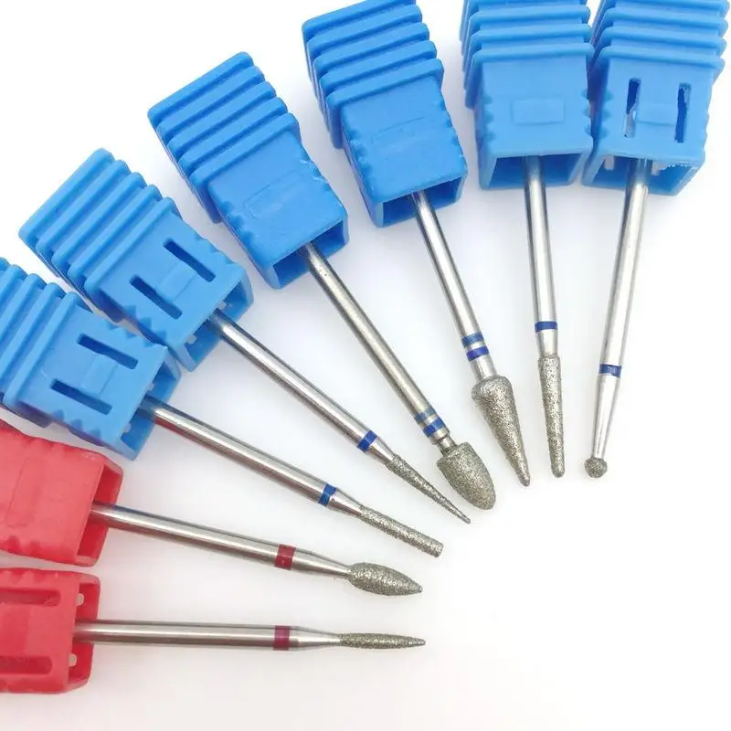 Фрезы алмазные для маникюра и педикюра электрическая машинка 8 видов аксессуары