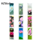 10 шт. 10*25 мм Цветок лотоса Стекло кабошон купол ювелирных изделий и Компоненты Стекло полуфабрикаты ювелирных аксессуаров