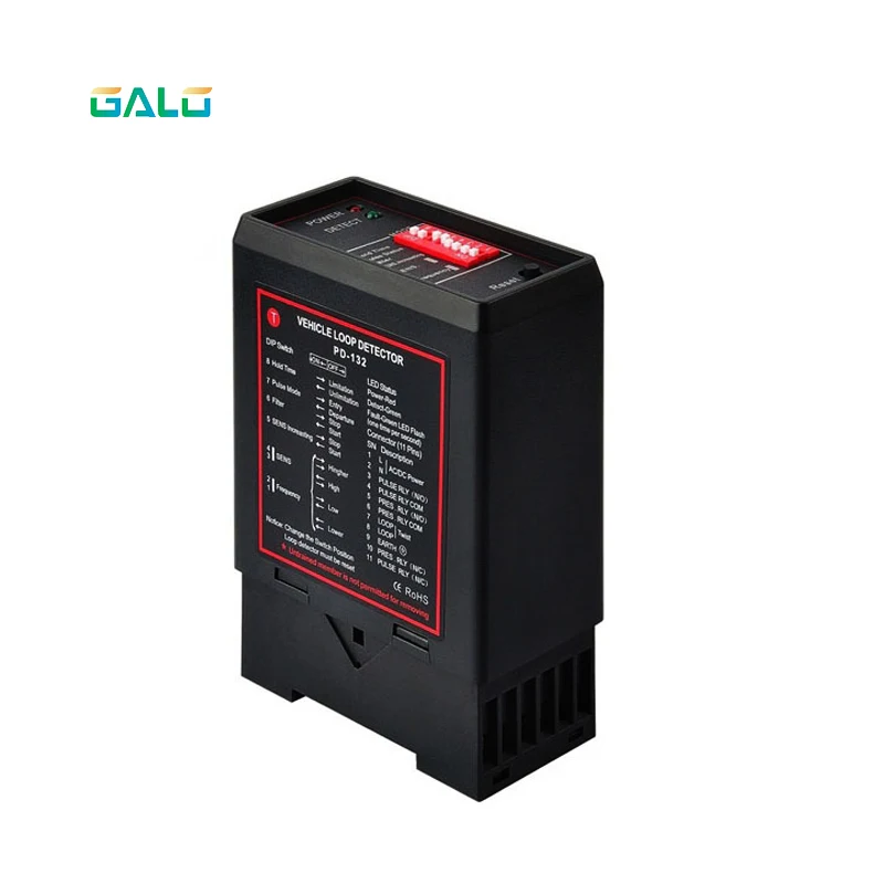 DC24V PD132 транспортный Индуктивный Одноканальный детектор петли автомобиля для