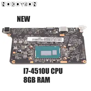 nokotion new for lenovo yoga 2 pro laptop motherboard 5b20g38213 viuu3 nm a074 with i7 4510ui7 4500 cpu 8gb ram free global shipping