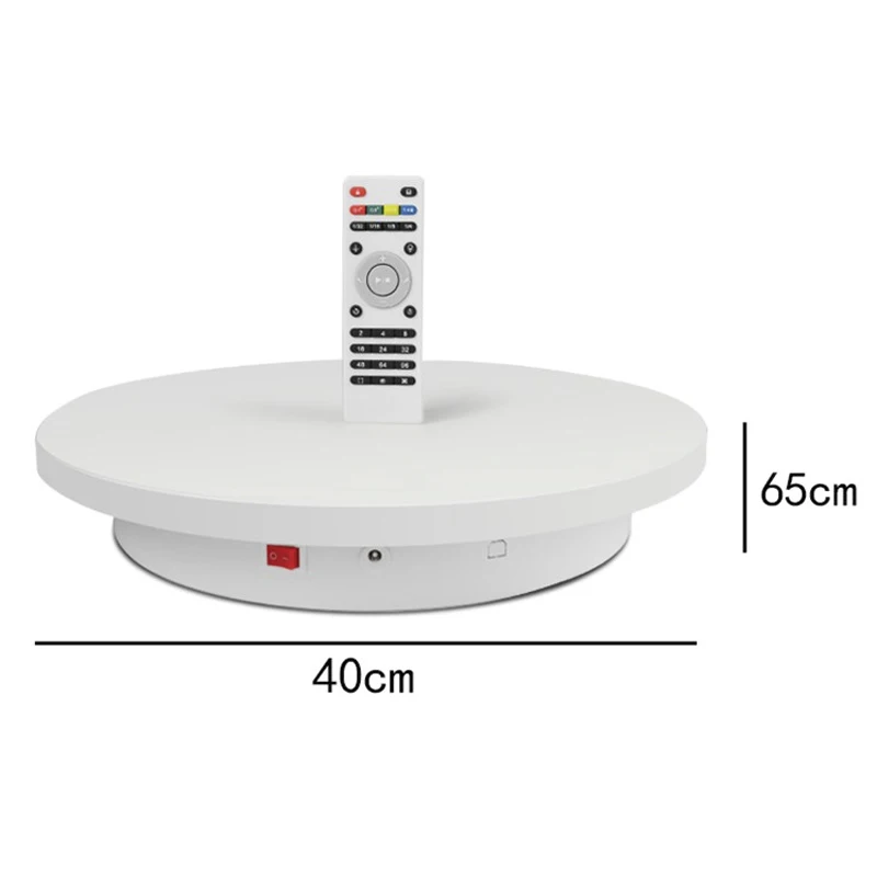 Электрический поворотный стол 40 см дистанционное управление на 360 градусов