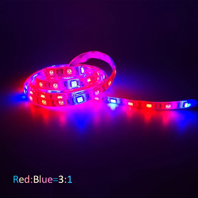 Светодиодная лента ReBlue для растений, светильник для растений, 12 В постоянного тока, светодиодный светильник для растений, фито-лампы, полный спектр, водонепроницаемая светодиодная лента для цветения