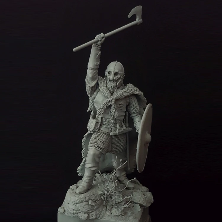 1/24 сборный Набор фигурок из смолы викингов воин|Наборы для сборки моделей| |