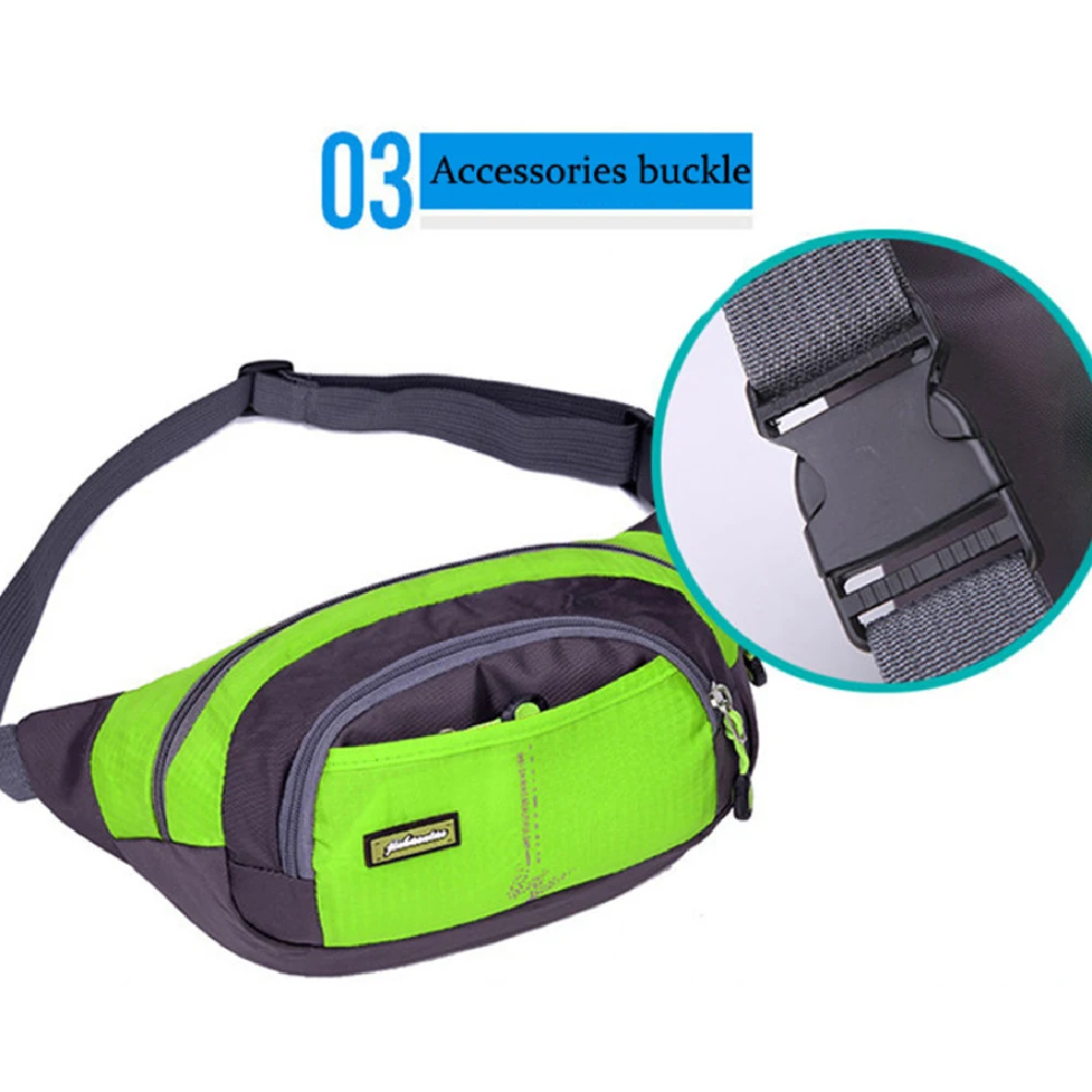 Уличные сумки для бега поясной ремень большой емкости водонепроницаемый нейлон
