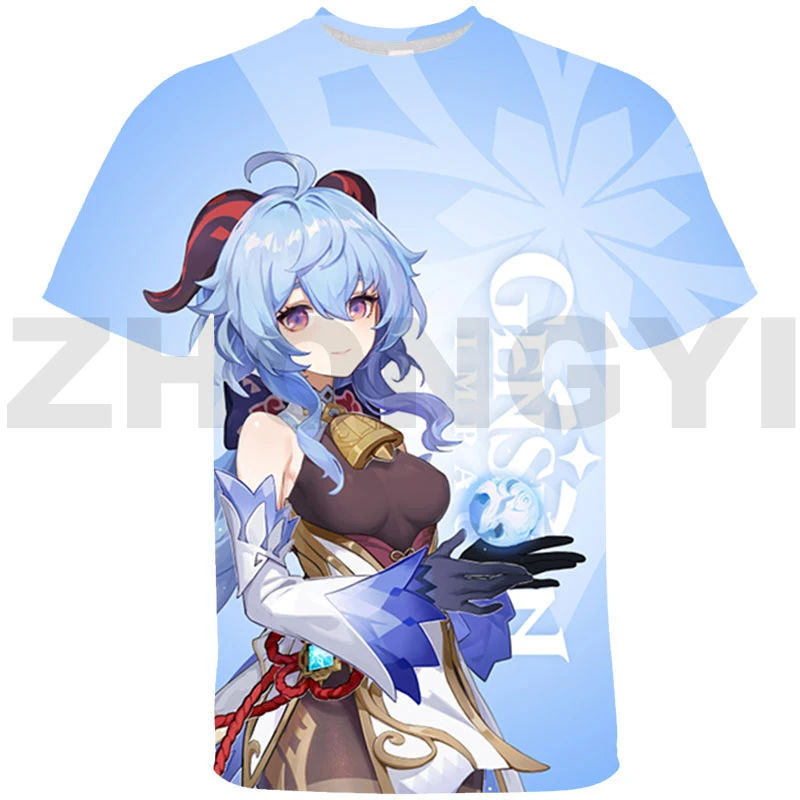 

Футболка 3D Genshin Impact для студентов, оверсайз, Женская графическая рубашка для мужчин, подростков, Повседневная яркая одежда в стиле хип-хоп дл...