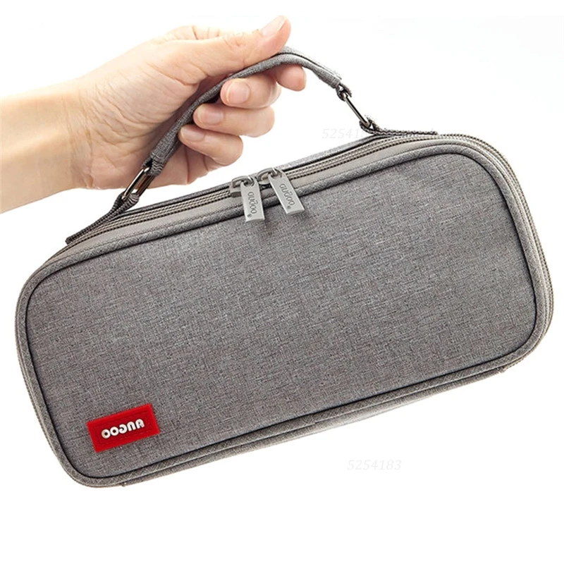 

Large Capacity Canvas Pencil Case Retro Style Literary Pencil Bag Storage multifunctional Pack for Cosmetic Travel Student