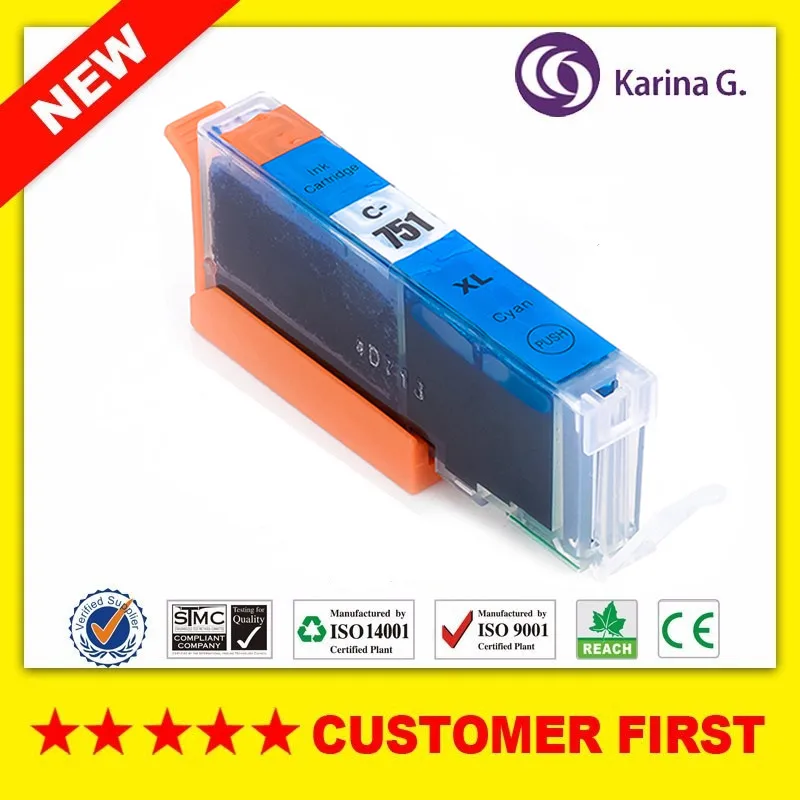 Картридж совместимый с Canon PGI750 CLI751 для PIXMA MG6370 MG7170 MG7570 IP8770 и т. д. | Компьютеры офис
