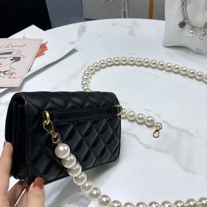 

2021 Pearl WOC Chain Bag fashion travel camera Bag luxury handbags women bags designer crossbody bags for women fashion flap