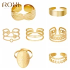 ROXI в готическом стиле, открытые кольца в виде геометрических фигур линии золотосеребряные кольца для мужчин и женщин кольцо 925 пробы Серебряные ювелирные изделия различных стилей, кольцо на палец