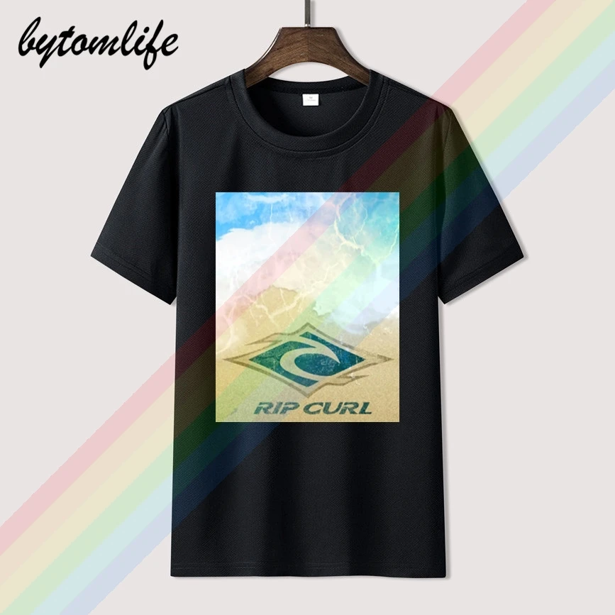 

2021 Hot Sale Rip Beach Curl Logo Summer Print T Shirt Clothes Popular Shirt Cotton Tees Amazing Short Sleeve Unique Men Tops