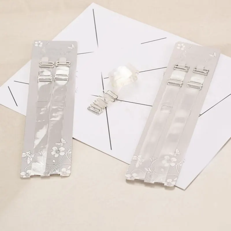 Летние невидимые прозрачные бретельки для бюстгальтера регулируемые интимные