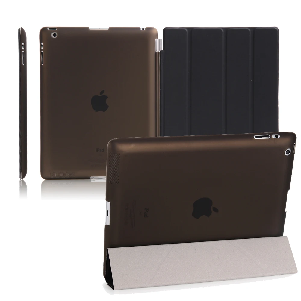Чехол для iPad 2/3/4 жесткий чехол с откидной крышкой Магнитный из искусственной кожи 2 3 4 9 7 дюймов