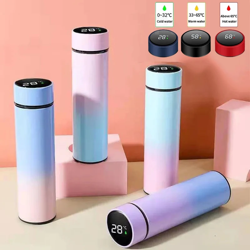 

Intelligent Stainless Steel Thermos Temperature Display Smart Water Bottle Vacuum Flasks Thermoses Coffee Cup Christmas Gifts