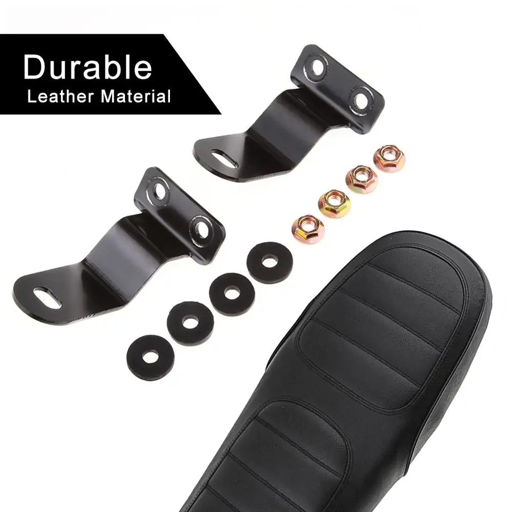 Мотоциклетная седельная Подушка 63 см в винтажном стиле ретро (черный) |