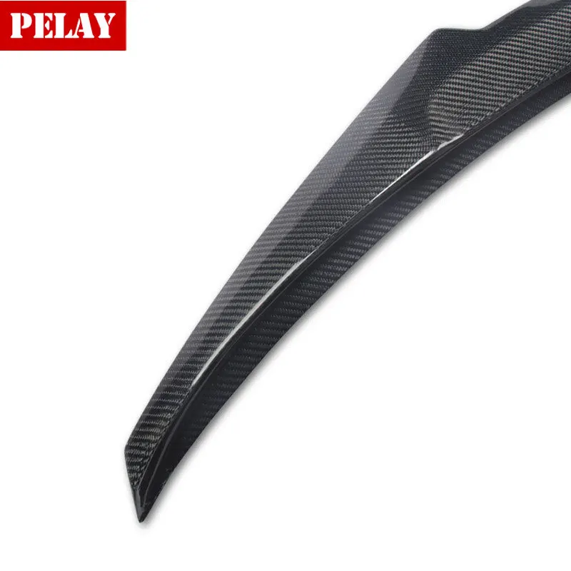 

M4 Style Carbon Rear Trunk Spoiler Carbon Wings Accessory Decoration For BMW M4 Coupe F82 M4 Spoiler Carbon Fiber 2014 - UP
