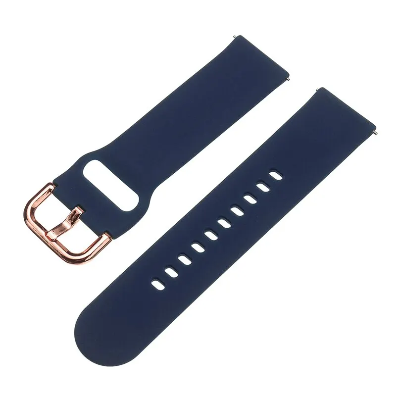 20mm Replacement Watch Strap Adjustable Watchband For Samsung Galaxy Watch Active 2 Silicone Band Smart Watch Accessories