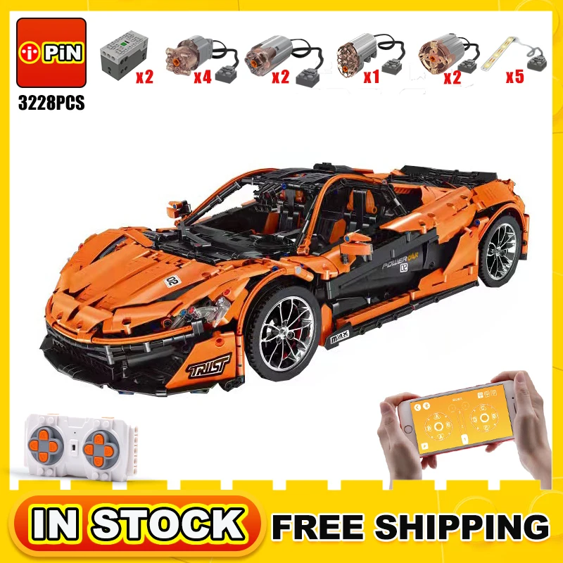 Автомобиль Mould King App Rc Super Racing строительные блоки модели автомобилей с