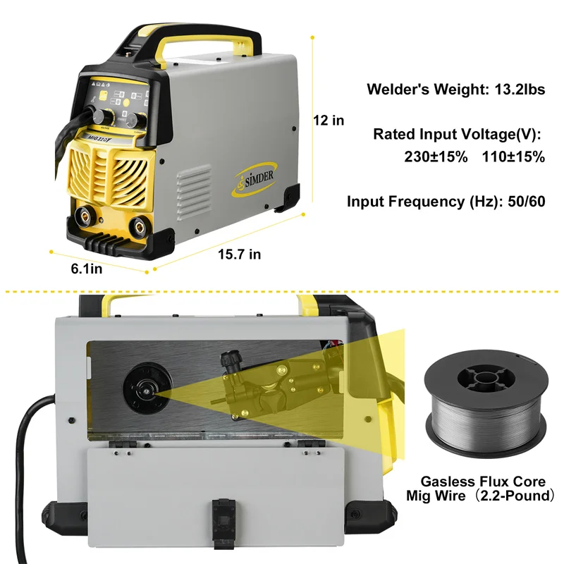 Сварочный аппарат S SIMDER Mig полуавтоматический 110 В 220 инвертор Tig аргоновый дуговой