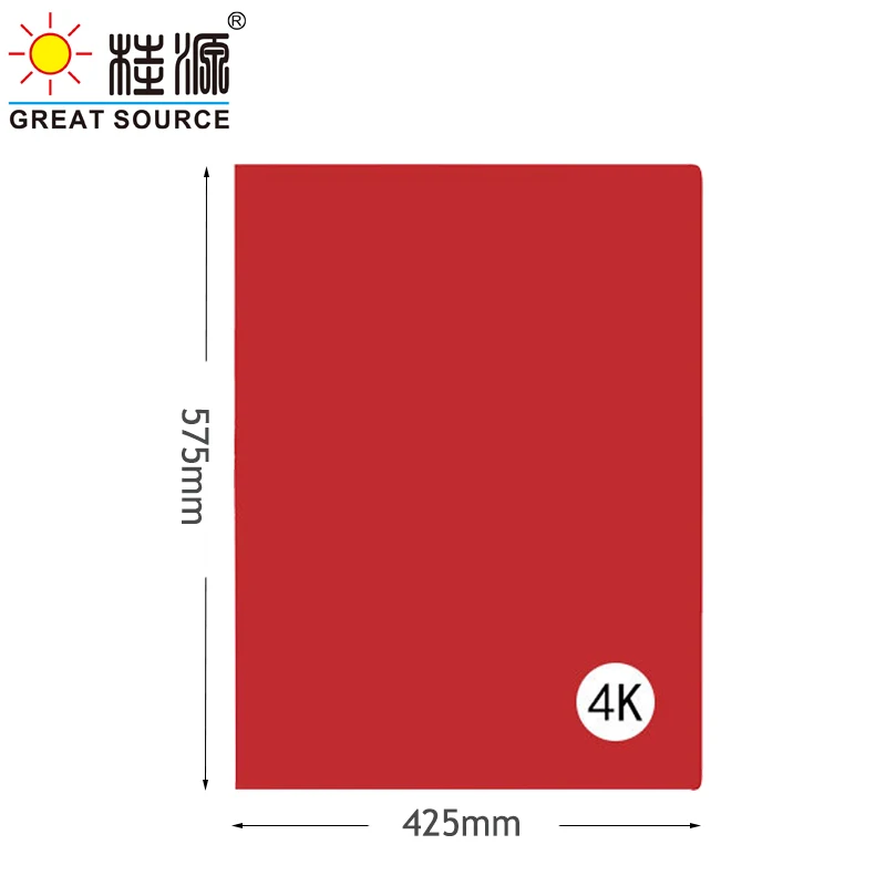 A2 Drawing Presentation Book 40 Transparent Pockets 4K Display Fancy Candy Color 575*475mm(22.64"*18.70") (1PC) | Канцтовары для