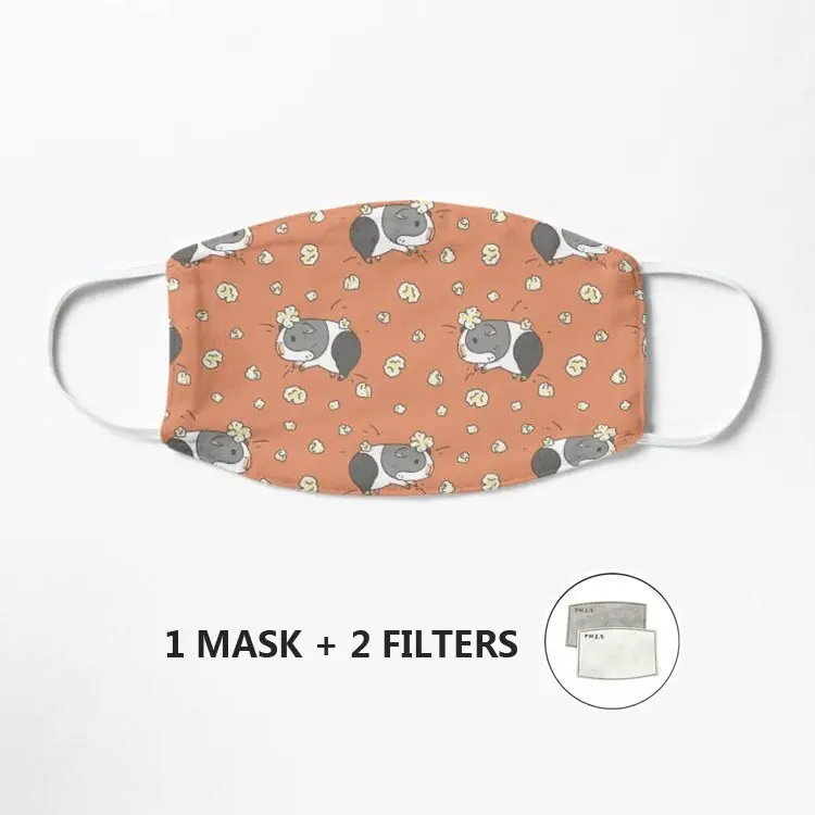 Узор морской свиньи популярная маска уличная одежда многоразовая | Аксессуары