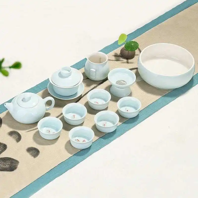 

Cucina Shabby Chic Afternoon Tea Bedroom Decor Mutfak Aksesuarlari Home Decoration Accessories Chinese Teapot China Teaware Set